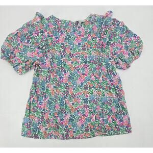 Joules Preppy Coquette  Floral Top